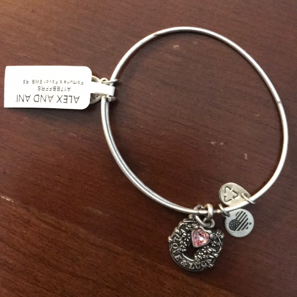 Alex and Ani love and luck bracelet
